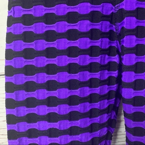 Stylish Purple and Black Women's Pants - Picture 4 of 8